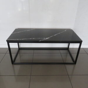 black marquina eezi quartz coffee table