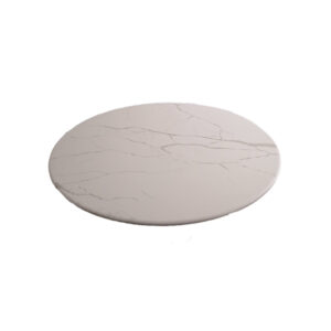 Round dining table calacatta top