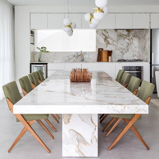 vintage marble dining table