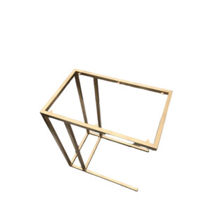 side steel table frame