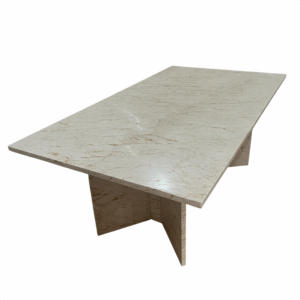 Minimalist marble dining table