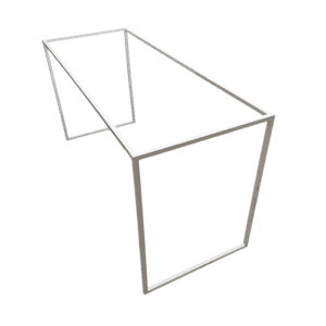 desk steel frame 25mm square tube